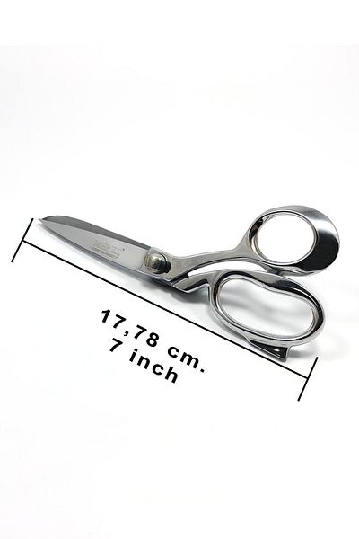 MERZE Size 7 Chrome Nuts Tailor Scissors