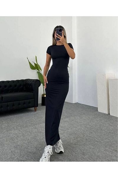 IŞILDA FASHION DÁMSKÉ ŠATY S KRÁTKÝM RUKÁVEM