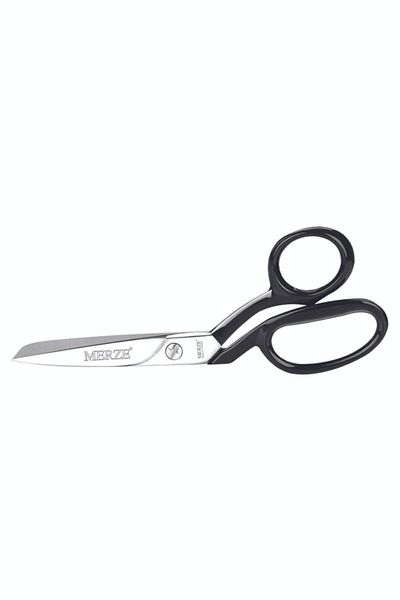 FDM Merze Black Handle Horizontal Regula Scissors (m-104) (no:8)