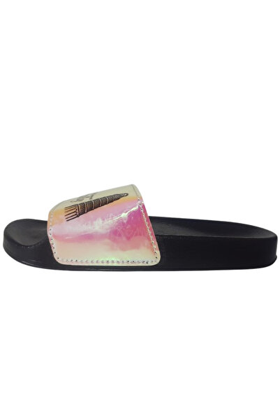 GEZER Kadın Siyah Parlak Ultra Hafif Günlük Şık Terlik Gzerr85-231