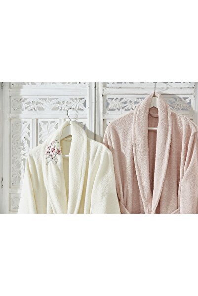 ELVİRAHOME 100% βαμβακερό 3d κέντημα 6 τεμαχίων οικογενειακό σετ μπουρνούζι, σετ μπουρνούζι, σετ προίκας