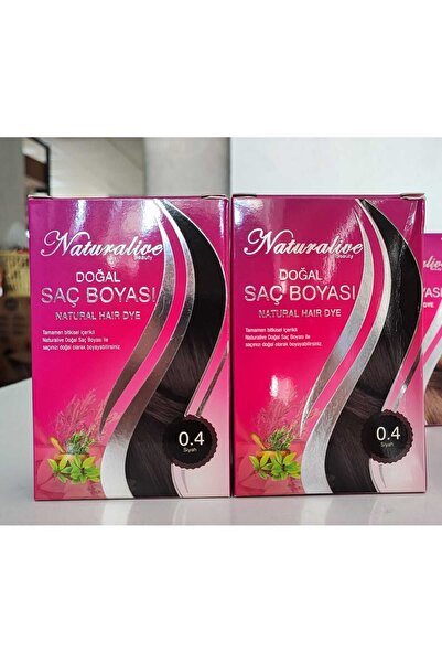 naturalive Siyah Saç Boyası 2li Set