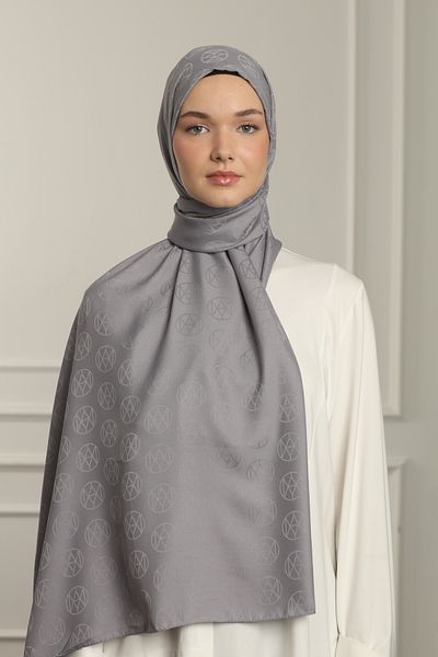 MAQ DESIGN Perry Crystal Jacquard Shawl