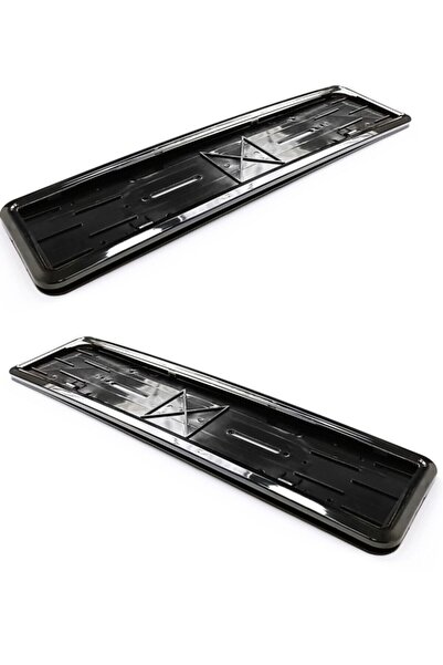 Genel Markalar Gecmelı Sıyah Plaka Altı Abs 2 ADET