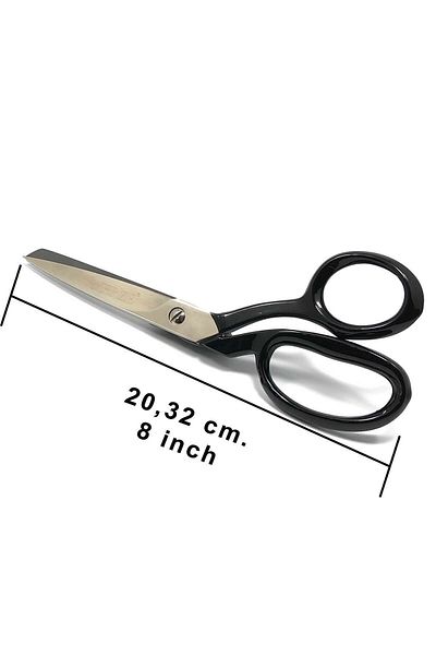 MERZE 8" Number Nickel Plated Regula Scissors