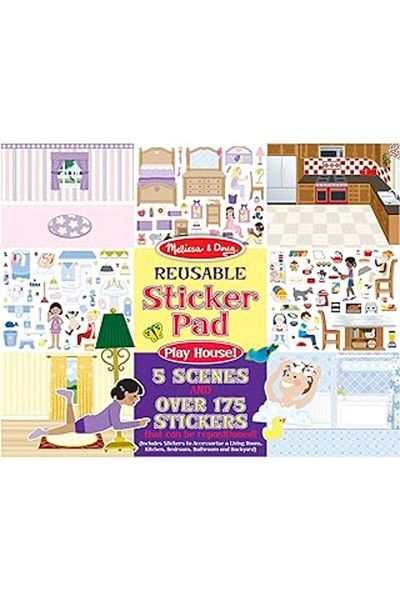 Ingram Reusable Sticker Pad Play House