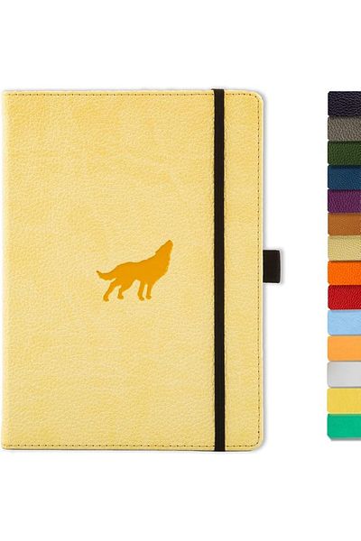 Ingram Dingbats Wildlife A5 Cream Wolf Notebook Lined Wildlife