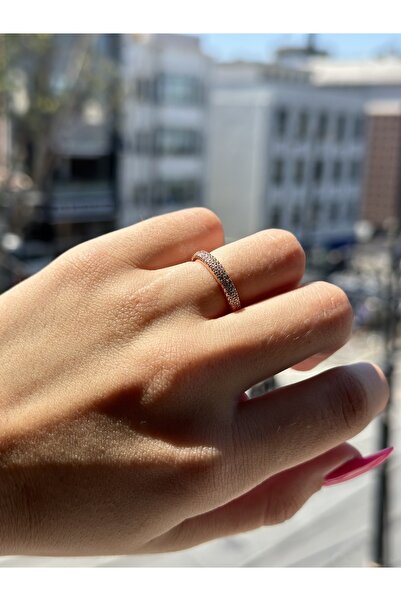 My Story Elegant Taşlı Band Gümüş Yüzük