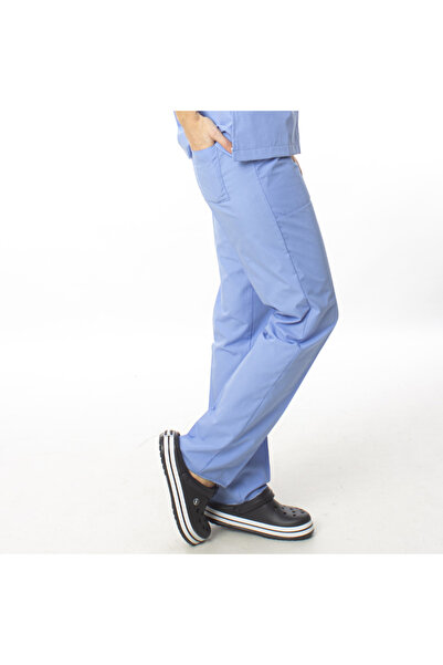 Simirna Üniforma Light Blue Surgical Doctor Nurse Jersey Single Bottom