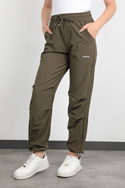 John Borners Kadın Paraşüt Pantolon Stoperli Lastikli Bel Ve Paça Ip Bağlama ...