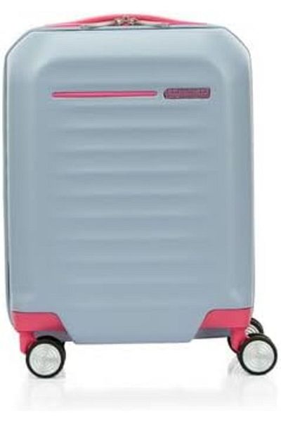 American Tourister Little Frontec Spinner 45 Cm - Purple - 3 Years Global Warranty