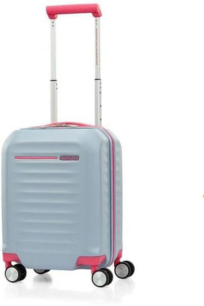 American Tourister Little Frontec Spinner 45 Cm - Purple - 3 Years Global Warranty