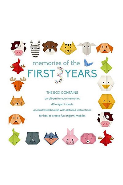 Ingram My First Years A Record Book And Origami Mobiles Kit Boy