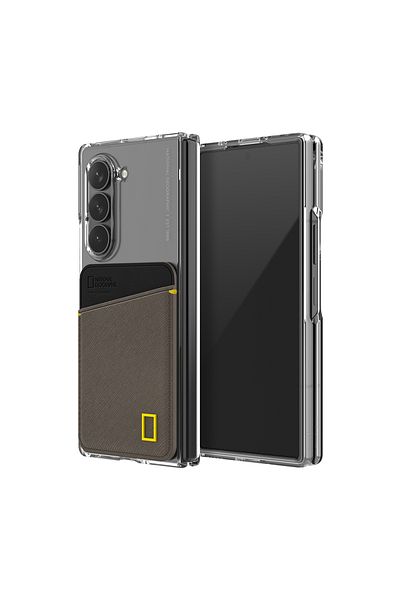 NATIONAL GEOGRAPHIC Card Pocket Case V2 for Galaxy Z Fold 6 - Khaki