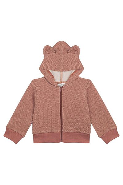 Antebies Orange Futter Bear Eared Sweatshirt Trousers Set