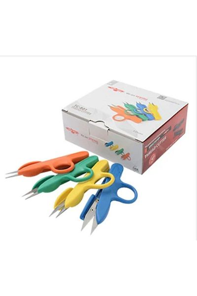 Golden Eagle Thread Cutting Cleaning Scissors 12 Pieces Tc801 (spring-loaded Stylish)