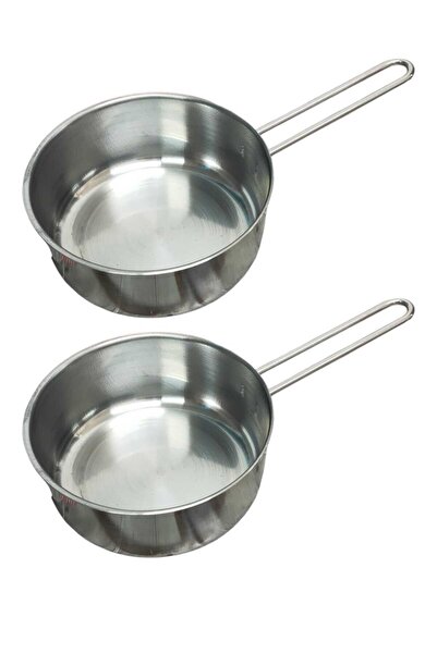 Mucha 2 Li 1 Litre Paslanmaz Çelik Kaçerola Sütlük Sosluk 14 Cm