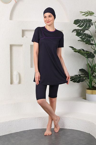 medipek Ημικαλυμμένο μαγιό Hijab Navy Blue