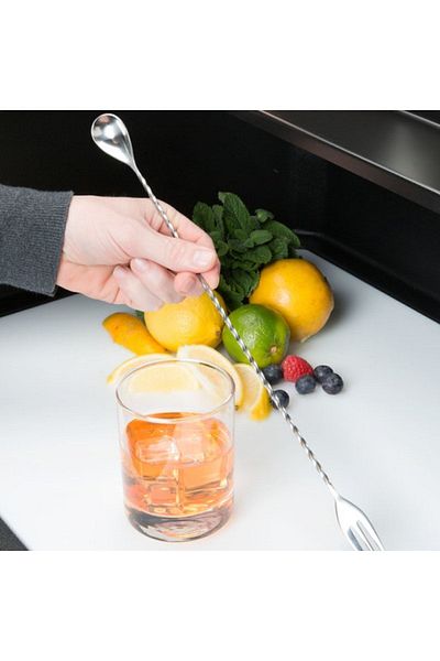 adin tasarım Bar Spoon with Fork + Jigger 2/4 Cl Cocktail Scale Bartender Bar Set Cocktail Mixing Spoon