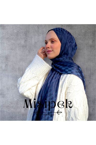 MİS İPEK Şal jacquard mătăsos cu model Koza