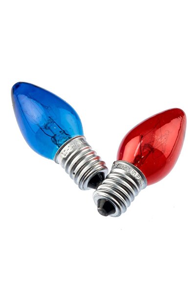 Tek-İş Tek-iş E14 7w Dimmer Uyumlu Flamanlı Tuz Lambası Ampulü – Şeffaf, 2’li Paket