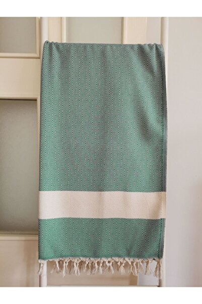 Melis Home Peshtemal diamant, 100x180, prosop de baie, prosop de plajă, verde...