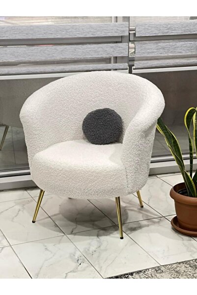 Breda Home Concept Esla Teddy Kumaşlı Tekli Berjer Sandalye
