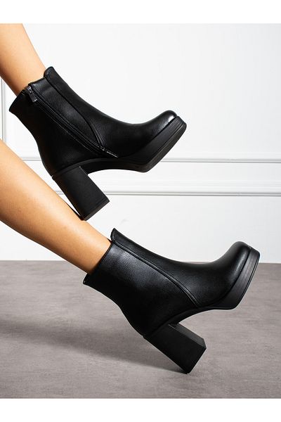 Alemdar Shoes Cizme cu toc negru RYSE - Femei