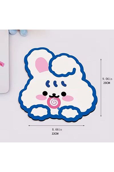 synshop Kawaii Sanrio Cinnamoroll Y2k Kpop Аниме подложка за мишка 21 x 20 см геймпад за играчки, фигурка, подарък