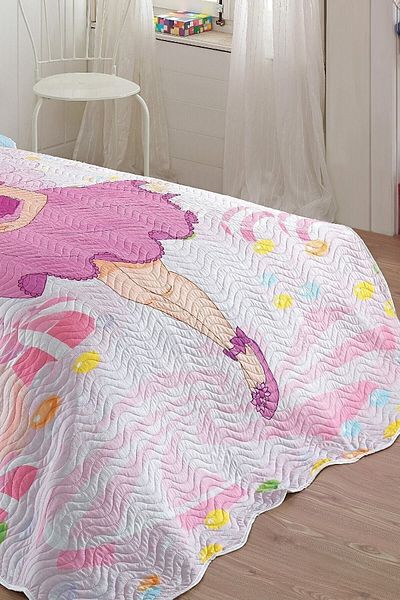 Örtüm Pinkgirl Single Quilted Bedspread
