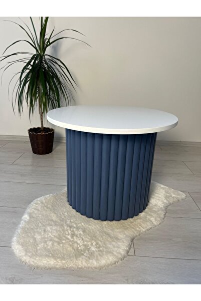 woodywood Özel Tasarım Orta Sehpa Lacivert 60 Cm