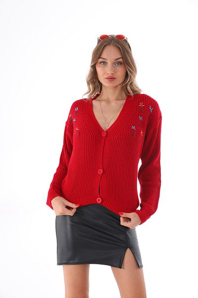 Les Séduisantes c.a. Floral Patterned Buttoned Knitwear Cardigan