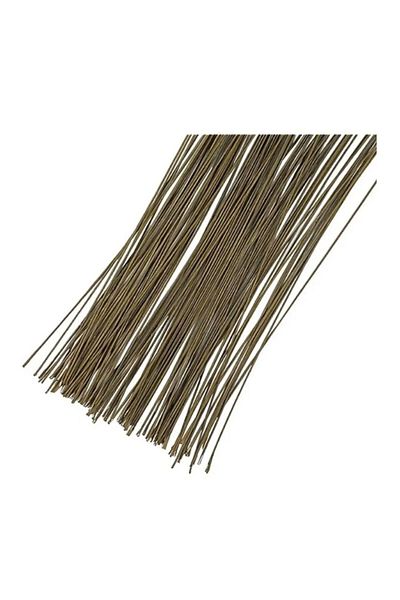 adin tasarım Καφέ λουλουδάτο κεφαλόδεσμο Flower Wire 11 τεμαχίων Flower Wire Wrap Band Καφέ Σετ στολισμού λουλουδιών