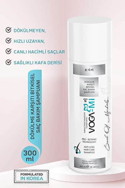 VOGAMI Saç Dökülme Önleyici Bitkisel Şampuan , Saç Bakım Şampuanı 300 ml