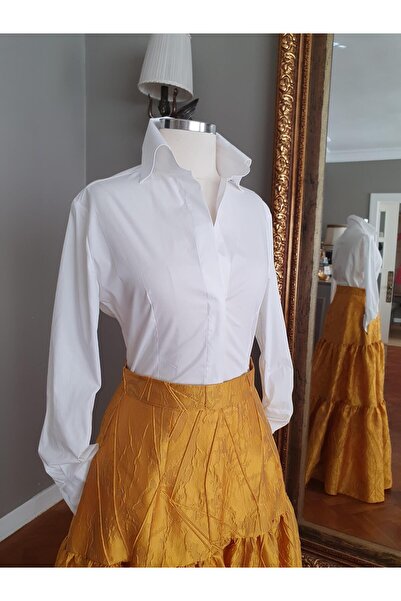 Siren Ertan ISTANBUL Sarı Brokar Etek