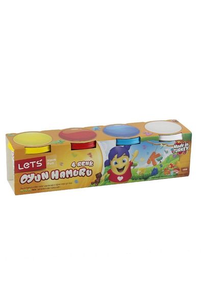 sahanedunya Lets Play Dough Regular Colors 4 Pieces