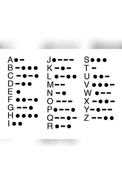 Lal Unisex Siyah 2 Li Mors Alfabesi Çift Bilekliği (AŞK BİLEKLİĞİ)