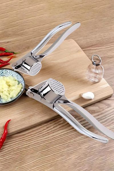 homsel Iron Cast Stainless Lemon Squeezer - Orange Citrus Squeezer and Garlic Masher