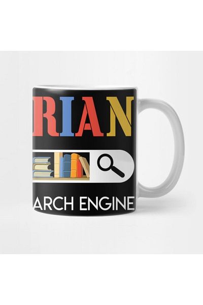 TatFast كوب هدايا Librarian The Original Search Engine Book Lovers
