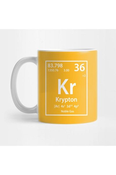 TatFast Krypton Element (White) Mug, Gift, Dowry, Presentation Holder