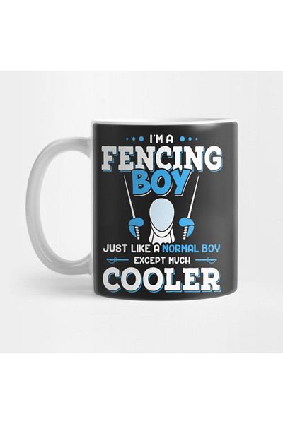 TatFast Fencing Enthusiast Mug, Gift, Dowry, Presentation Holder
