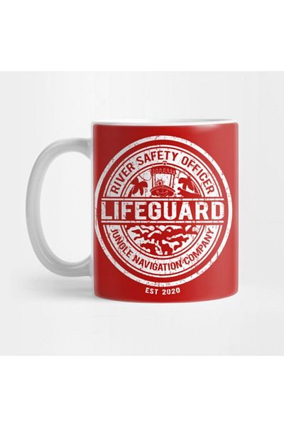 TatFast كوب Jungle River Lifeguard، هدية، مهر، حامل عرض