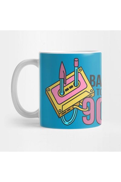 TatFast 90S Retro Vintage Lover Mug, Gift, Dowry, Presentation Holder