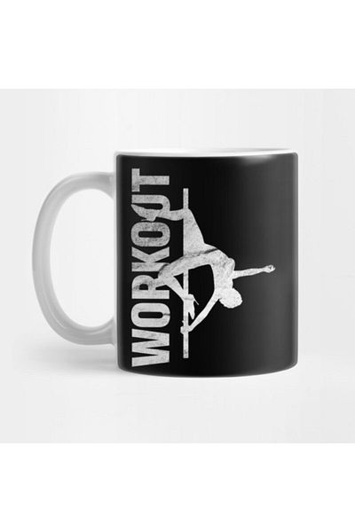 TatFast Pole Dance Dancing Fitness Workout Gift Mug, Gift, Dowry, Presentation Holder