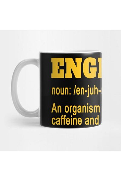 TatFast Engineer, An Organism That Thrives On Caffeine And Last Minute Work Mug