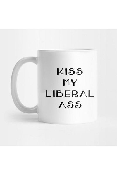 TatFast كوب Kiss My Liberal Ass، هدية، مهر، عرض