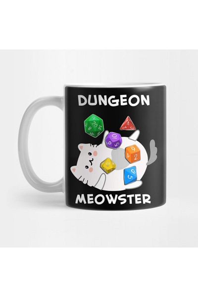 TatFast Dungeon Meowster - Gift, Dowry and Presentation Mug