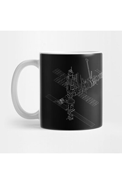 TatFast كوب مضحك من القمر الصناعي لمحطة الفضاء العالمية لمحبي الكون