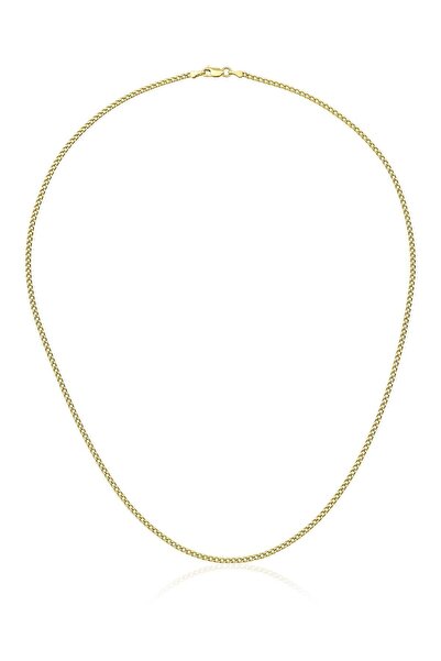 Fiyonk Kuyumculuk 14 Ayar Altın İnce Gurmet Zincir 2,45 mm
