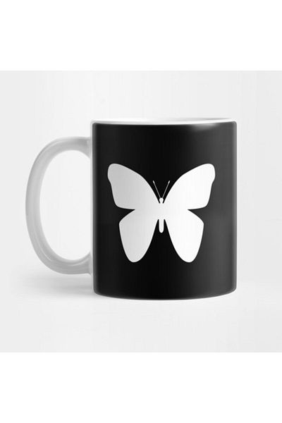 TatFast كوب Wild White Butterfly For Wild Souls، هدية، مهر، عرض